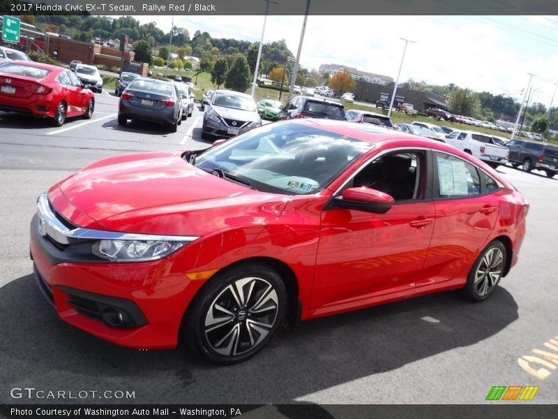 Rallye Red / Black 2017 Honda Civic EX-T Sedan