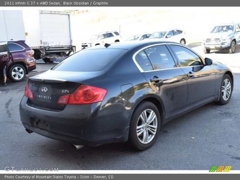 Black Obsidian / Graphite 2011 Infiniti G 37 x AWD Sedan