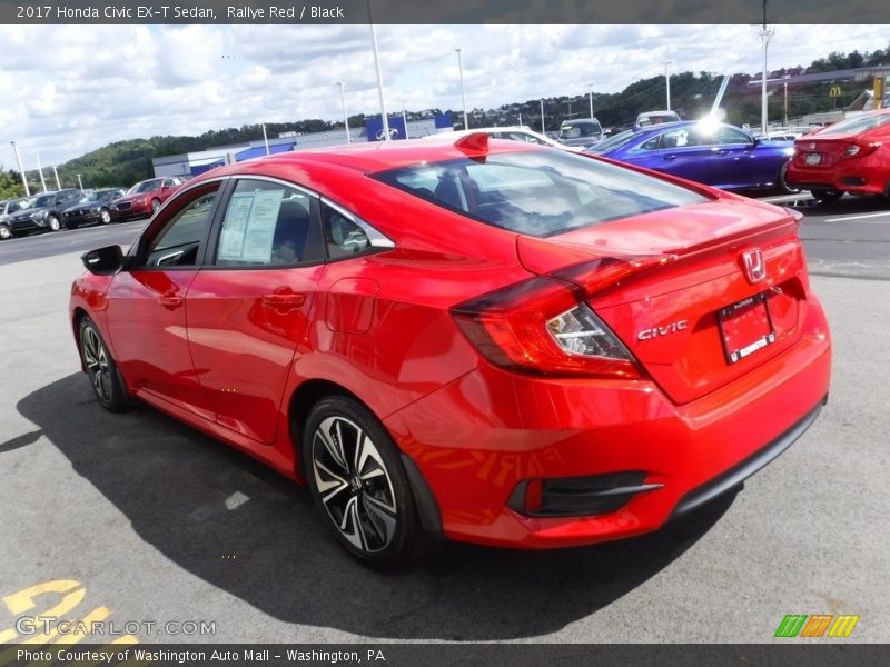 Rallye Red / Black 2017 Honda Civic EX-T Sedan