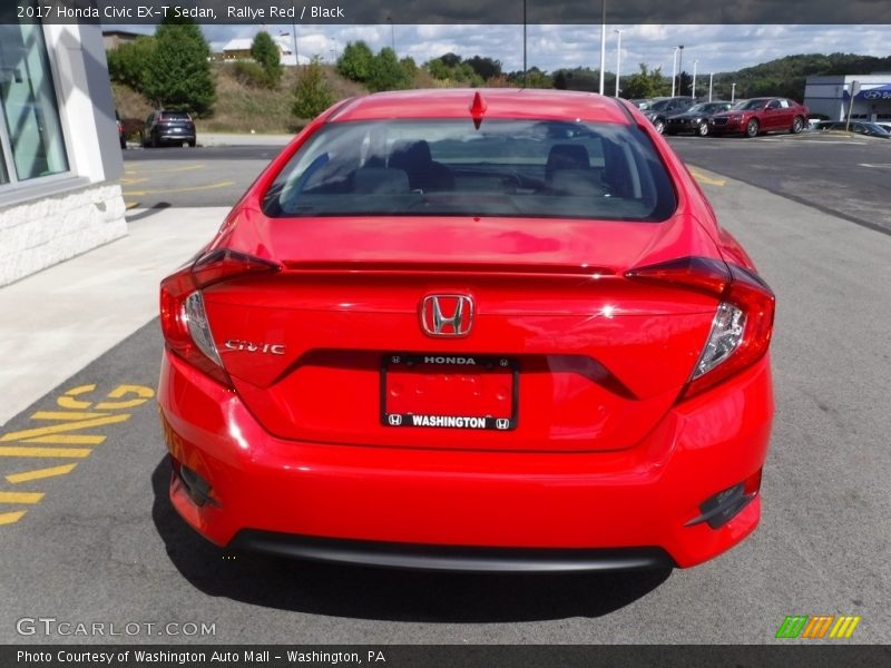 Rallye Red / Black 2017 Honda Civic EX-T Sedan