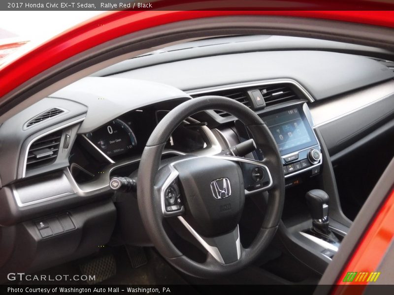 Rallye Red / Black 2017 Honda Civic EX-T Sedan