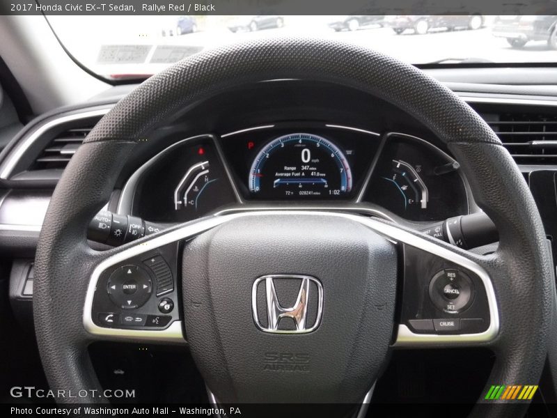 Rallye Red / Black 2017 Honda Civic EX-T Sedan