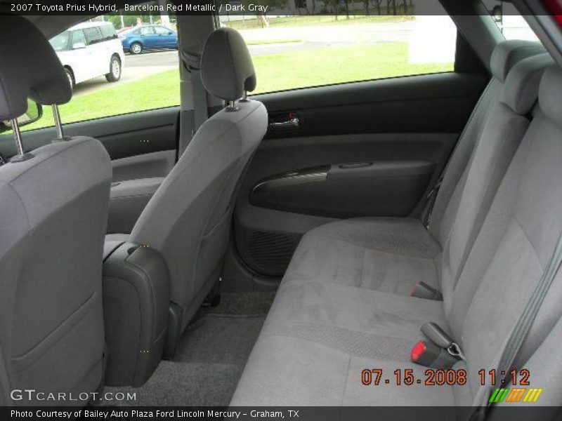 Barcelona Red Metallic / Dark Gray 2007 Toyota Prius Hybrid