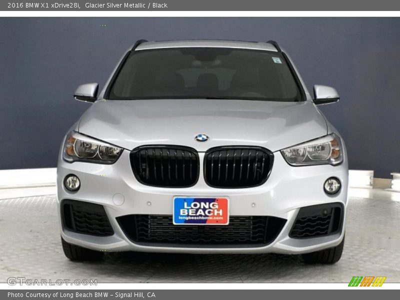 Glacier Silver Metallic / Black 2016 BMW X1 xDrive28i