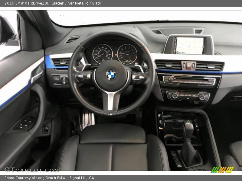 Glacier Silver Metallic / Black 2016 BMW X1 xDrive28i