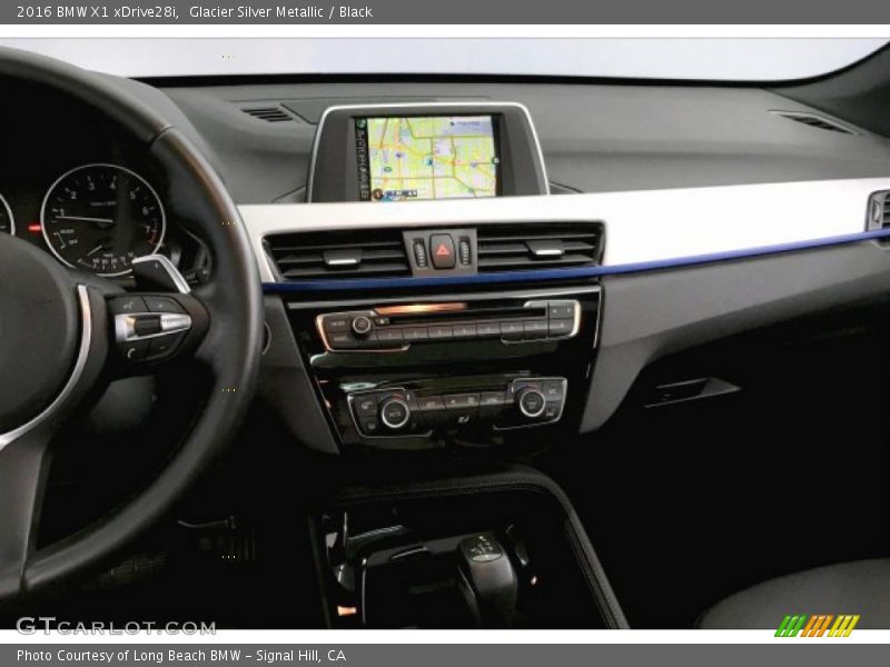 Glacier Silver Metallic / Black 2016 BMW X1 xDrive28i