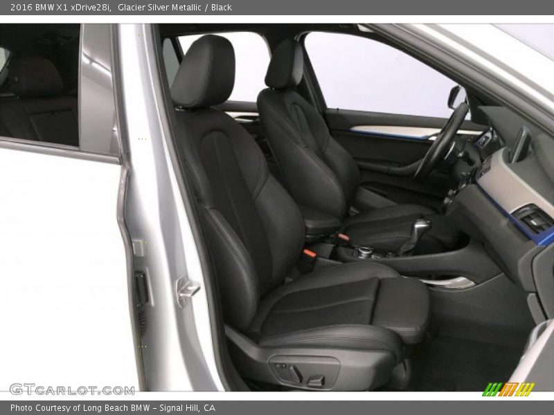 Glacier Silver Metallic / Black 2016 BMW X1 xDrive28i