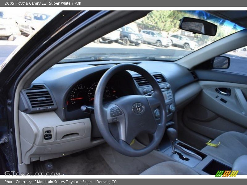 Super White / Ash 2009 Toyota Camry LE