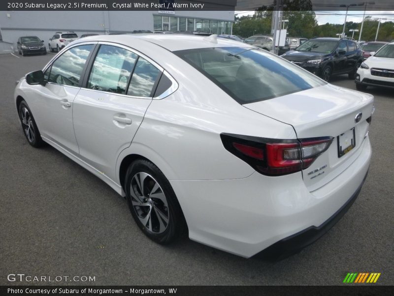 Crystal White Pearl / Warm Ivory 2020 Subaru Legacy 2.5i Premium