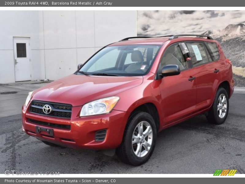 Barcelona Red Metallic / Ash Gray 2009 Toyota RAV4 4WD