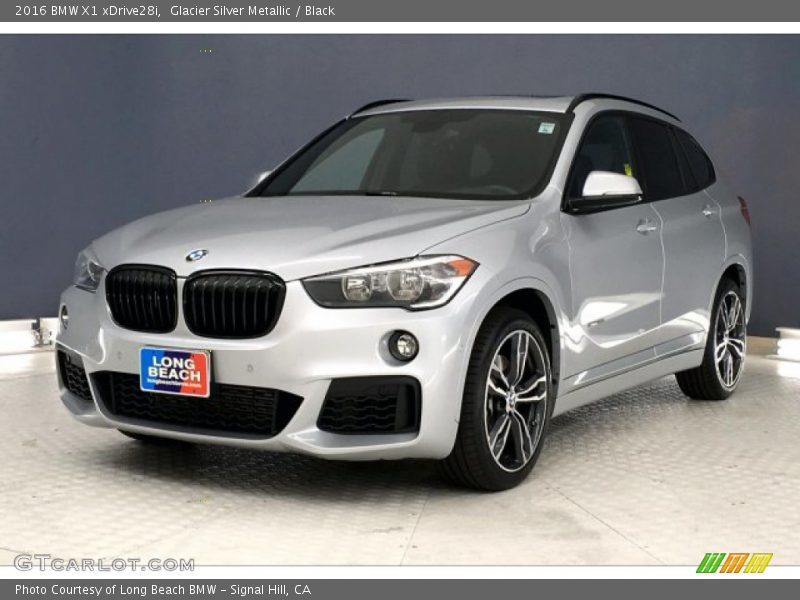 Glacier Silver Metallic / Black 2016 BMW X1 xDrive28i