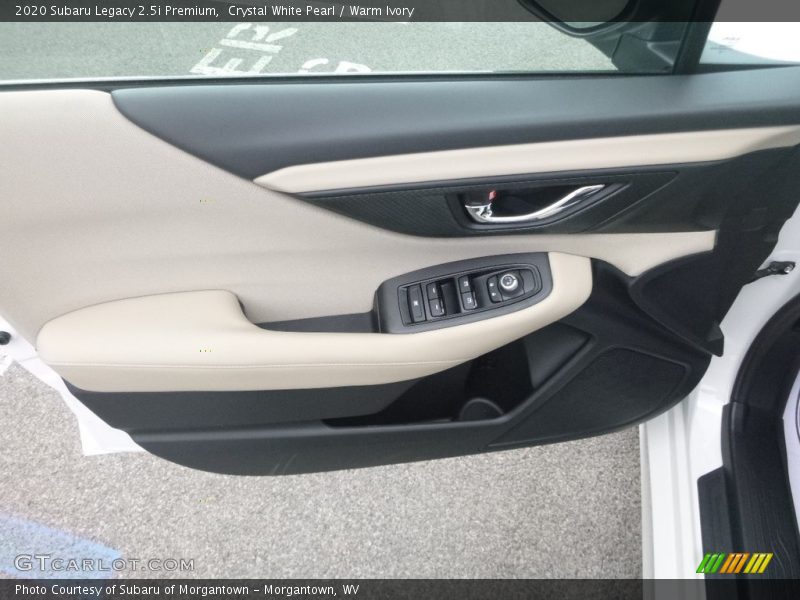Crystal White Pearl / Warm Ivory 2020 Subaru Legacy 2.5i Premium