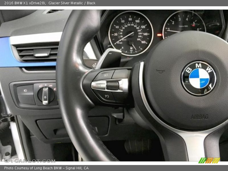 Glacier Silver Metallic / Black 2016 BMW X1 xDrive28i