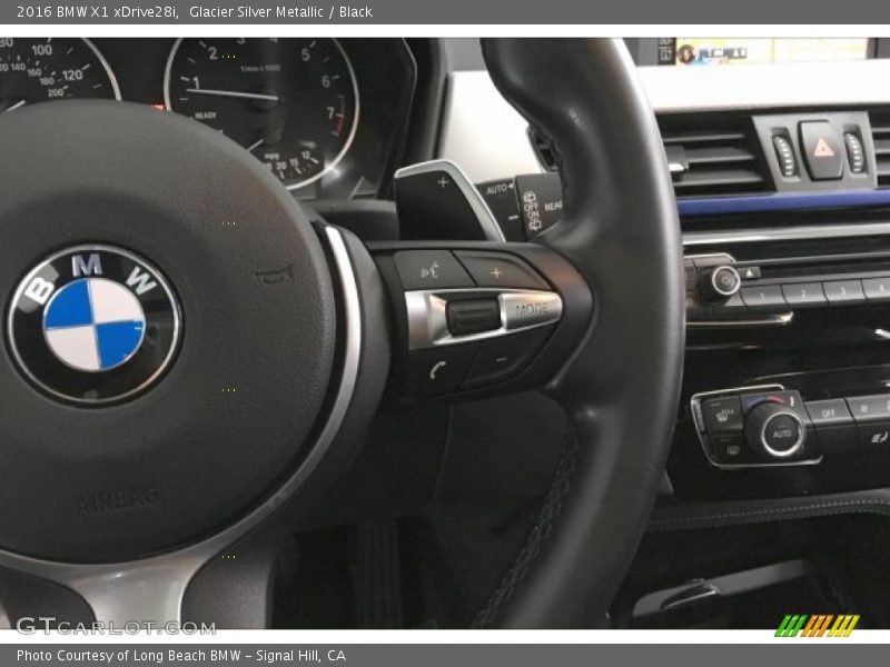 Glacier Silver Metallic / Black 2016 BMW X1 xDrive28i