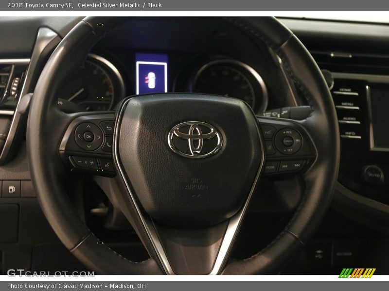 Celestial Silver Metallic / Black 2018 Toyota Camry SE