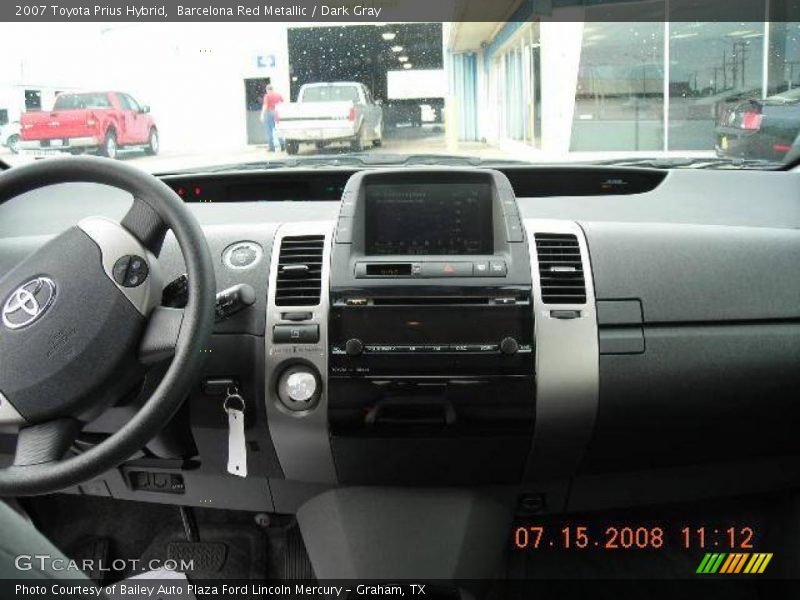 Barcelona Red Metallic / Dark Gray 2007 Toyota Prius Hybrid