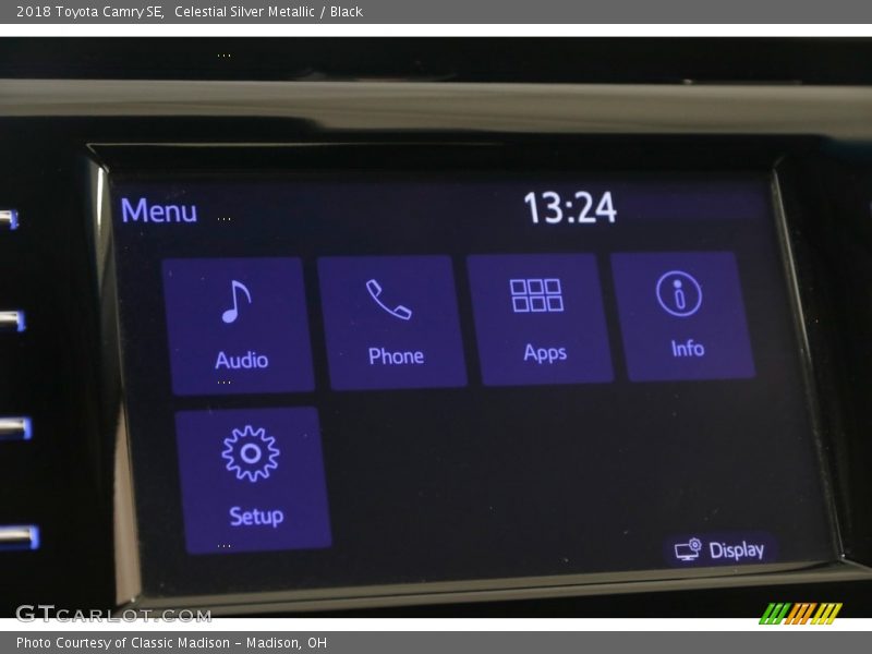 Celestial Silver Metallic / Black 2018 Toyota Camry SE