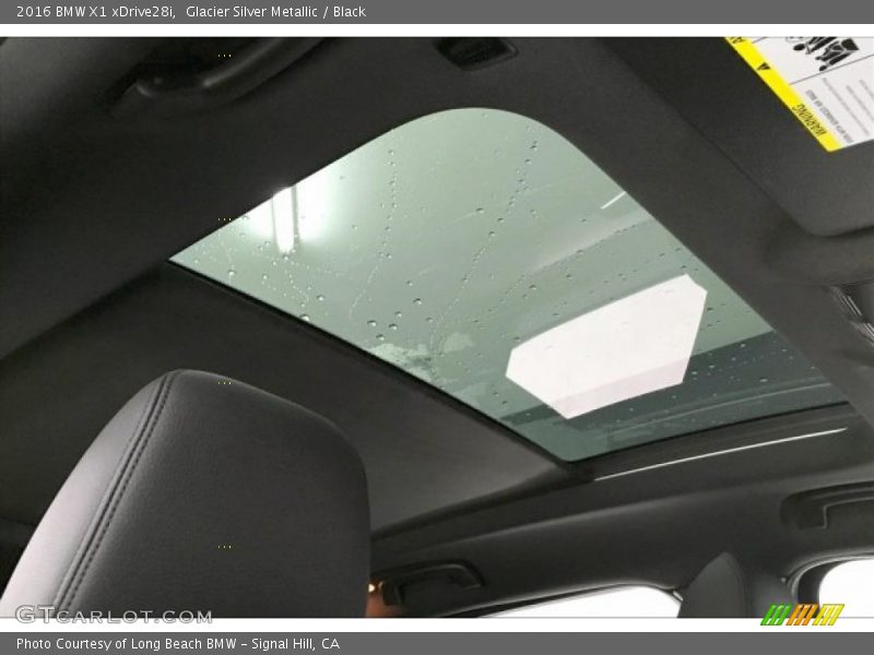 Glacier Silver Metallic / Black 2016 BMW X1 xDrive28i