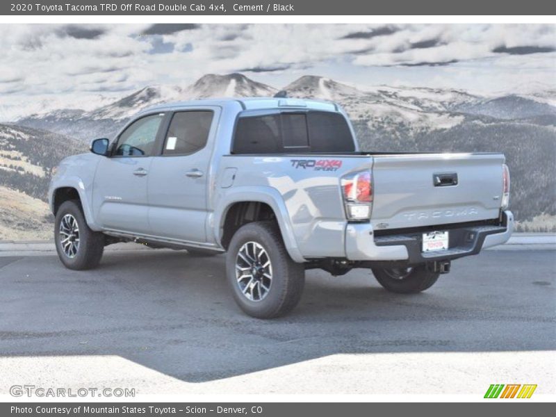 Cement / Black 2020 Toyota Tacoma TRD Off Road Double Cab 4x4