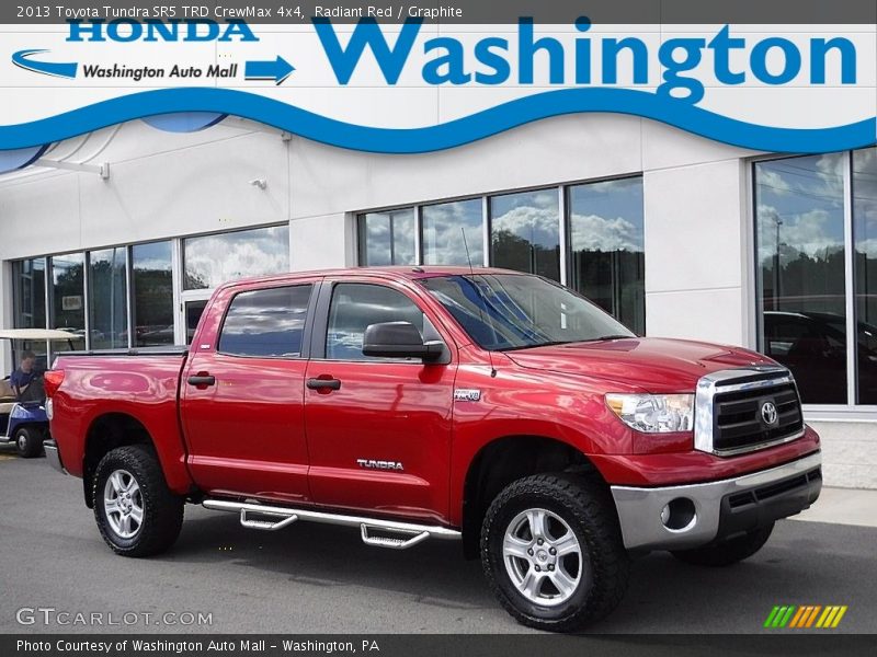 Radiant Red / Graphite 2013 Toyota Tundra SR5 TRD CrewMax 4x4
