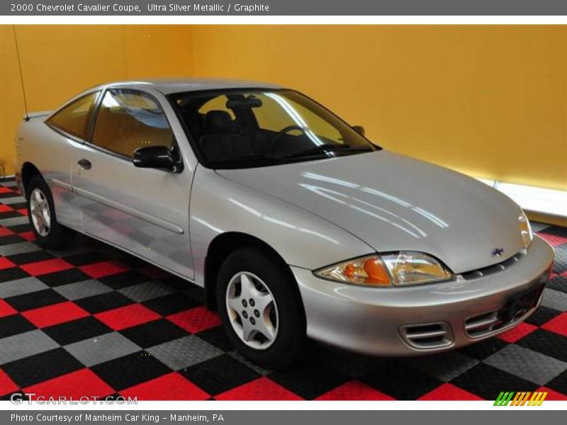 Ultra Silver Metallic / Graphite 2000 Chevrolet Cavalier Coupe