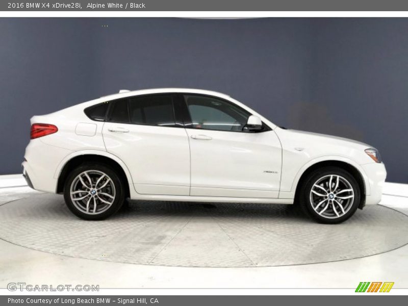 Alpine White / Black 2016 BMW X4 xDrive28i