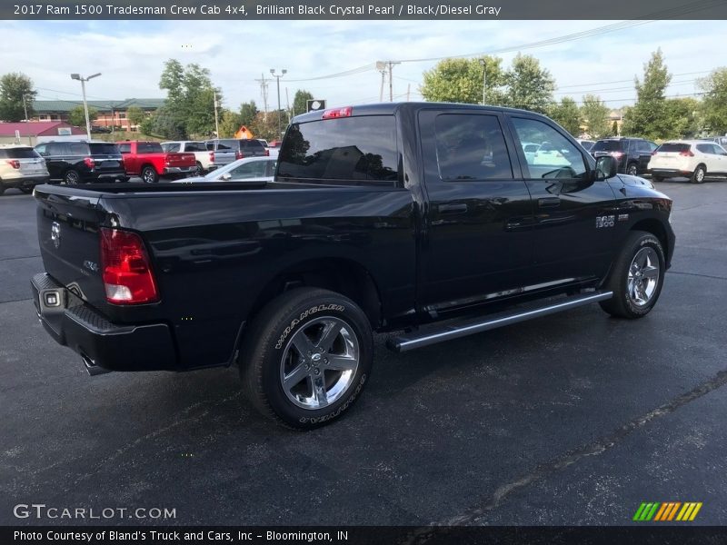 Brilliant Black Crystal Pearl / Black/Diesel Gray 2017 Ram 1500 Tradesman Crew Cab 4x4