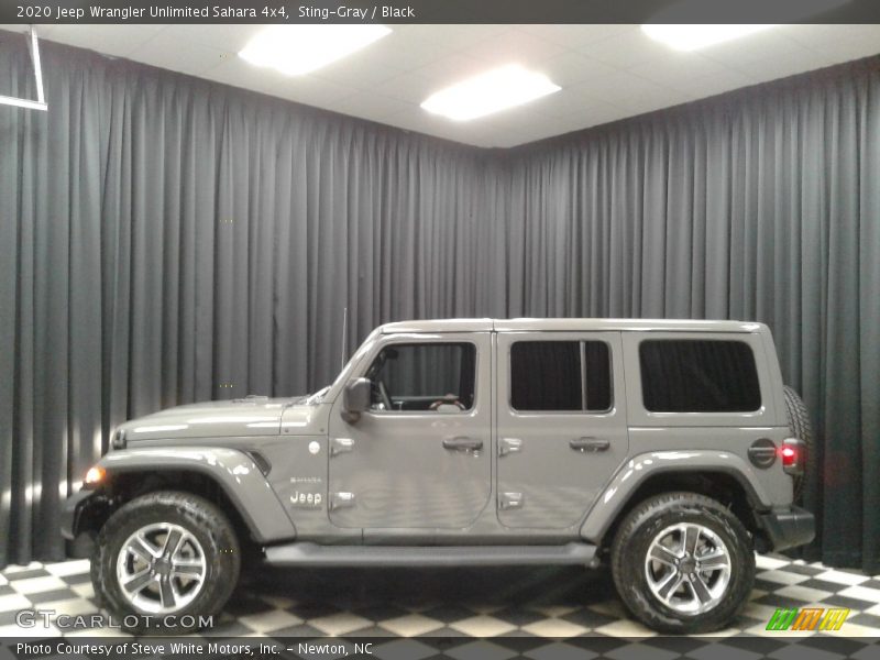 Sting-Gray / Black 2020 Jeep Wrangler Unlimited Sahara 4x4