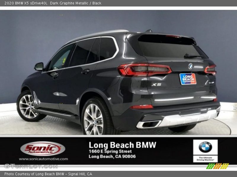 Dark Graphite Metallic / Black 2020 BMW X5 sDrive40i