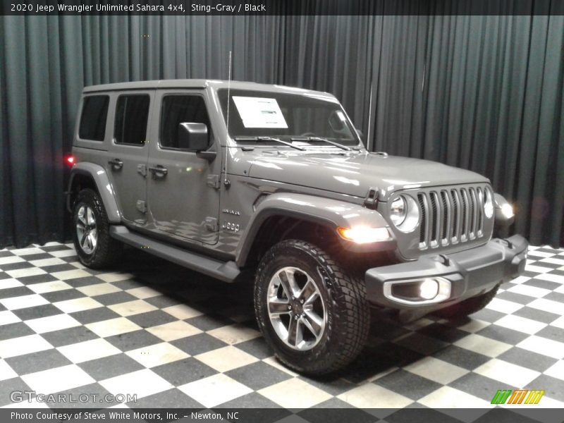 Sting-Gray / Black 2020 Jeep Wrangler Unlimited Sahara 4x4