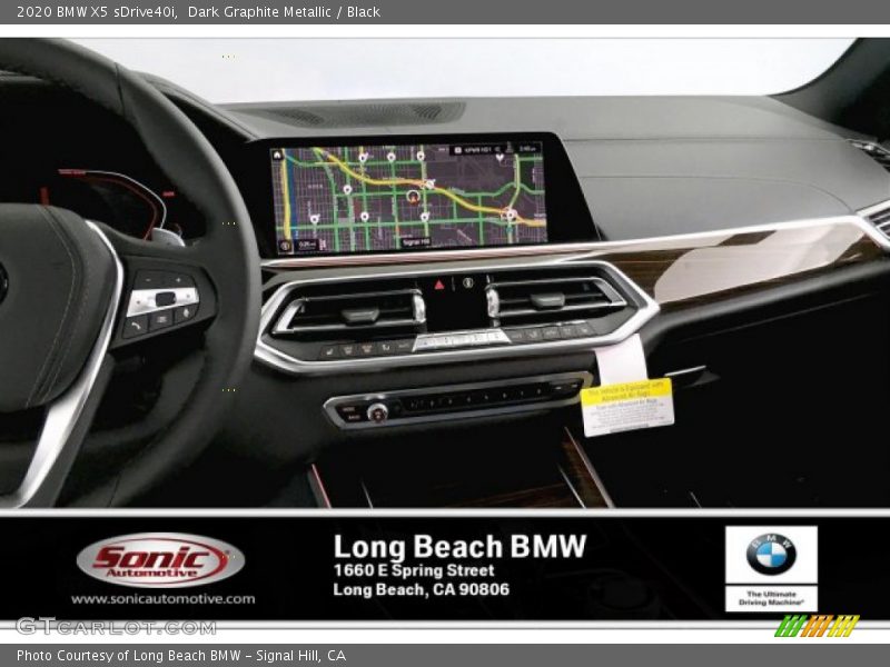Dark Graphite Metallic / Black 2020 BMW X5 sDrive40i
