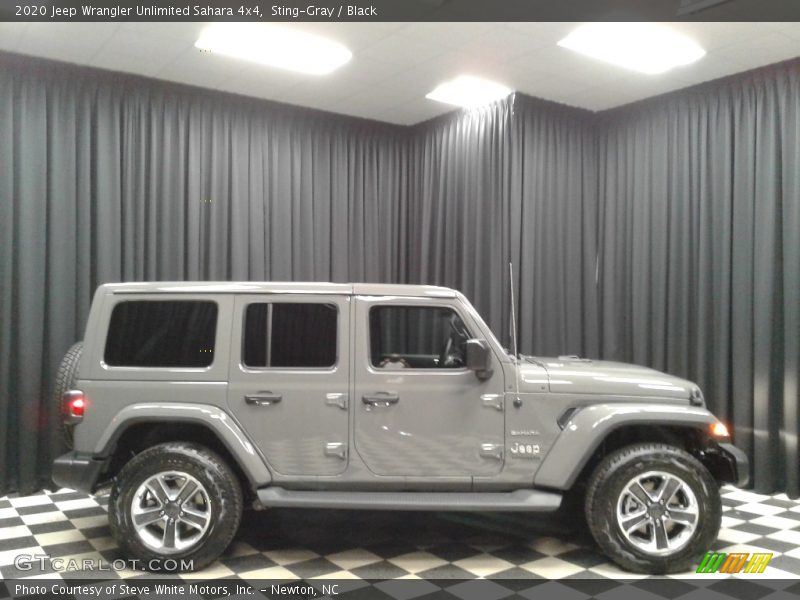 Sting-Gray / Black 2020 Jeep Wrangler Unlimited Sahara 4x4