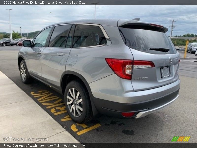 Lunar Silver Metallic / Gray 2019 Honda Pilot EX-L AWD