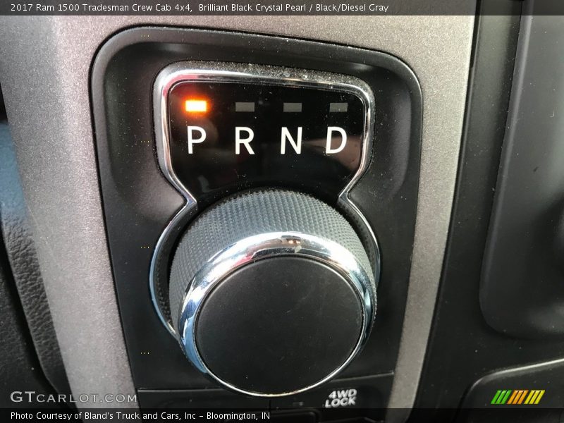 Brilliant Black Crystal Pearl / Black/Diesel Gray 2017 Ram 1500 Tradesman Crew Cab 4x4