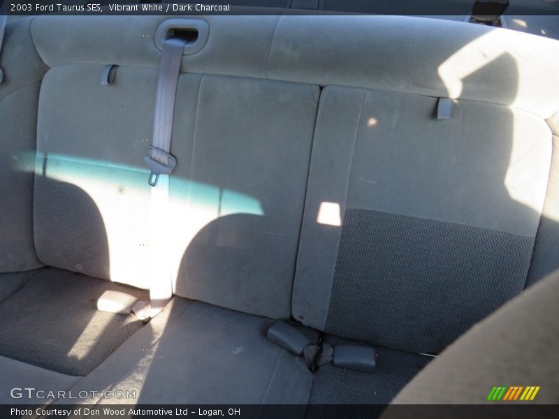 Vibrant White / Dark Charcoal 2003 Ford Taurus SES