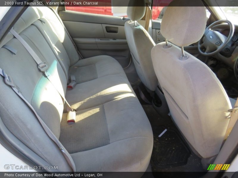 Vibrant White / Dark Charcoal 2003 Ford Taurus SES