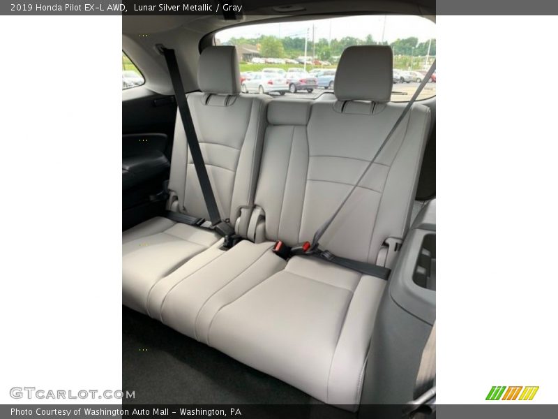 Lunar Silver Metallic / Gray 2019 Honda Pilot EX-L AWD