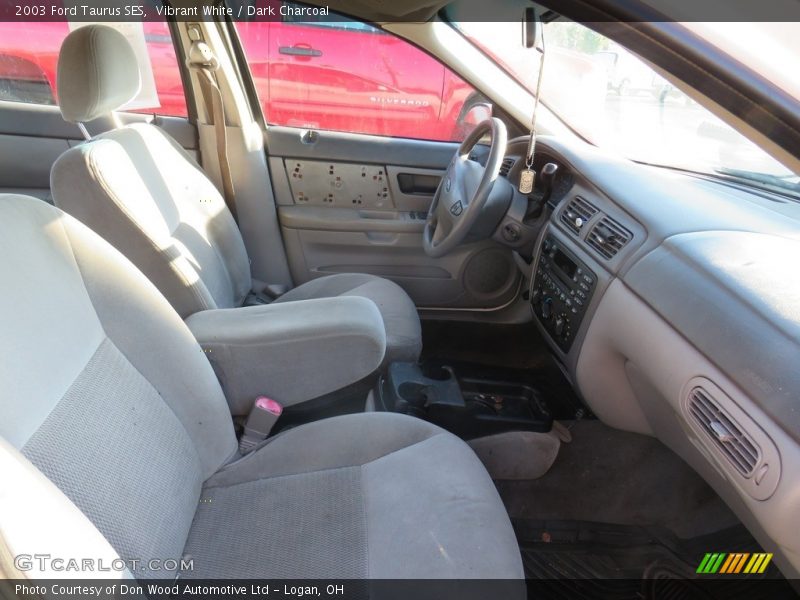 Vibrant White / Dark Charcoal 2003 Ford Taurus SES