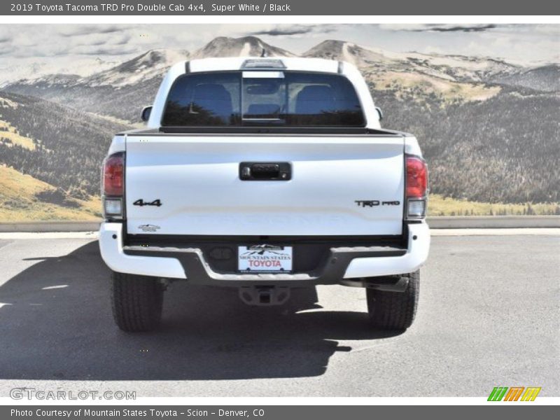 Super White / Black 2019 Toyota Tacoma TRD Pro Double Cab 4x4