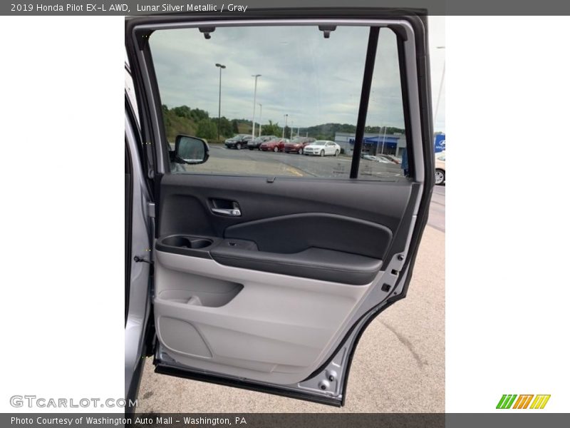 Lunar Silver Metallic / Gray 2019 Honda Pilot EX-L AWD