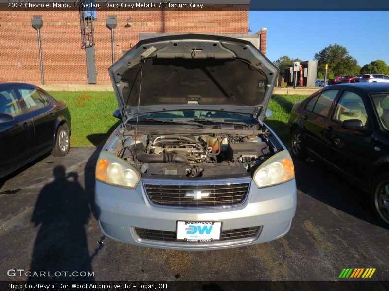 Dark Gray Metallic / Titanium Gray 2007 Chevrolet Malibu LT Sedan