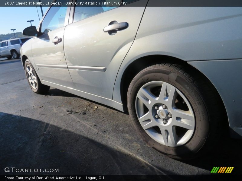 Dark Gray Metallic / Titanium Gray 2007 Chevrolet Malibu LT Sedan