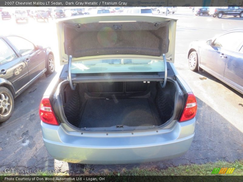 Dark Gray Metallic / Titanium Gray 2007 Chevrolet Malibu LT Sedan