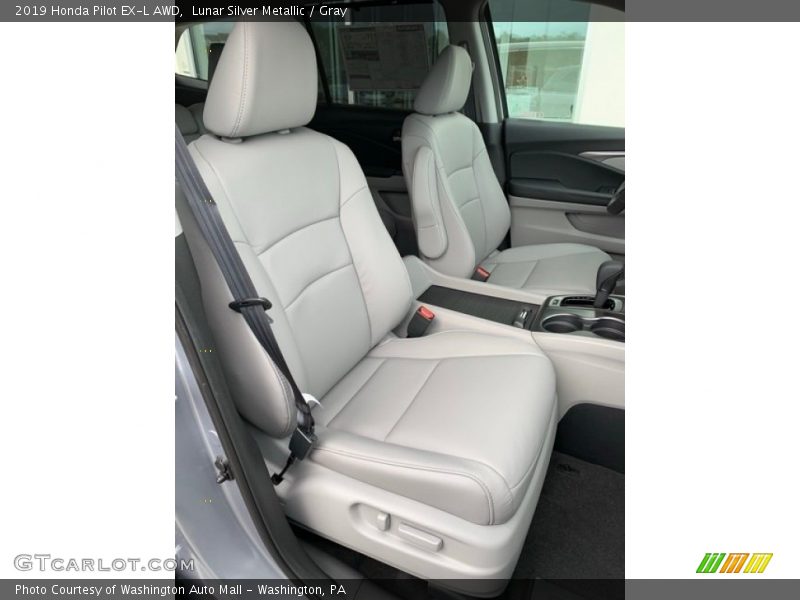 Lunar Silver Metallic / Gray 2019 Honda Pilot EX-L AWD