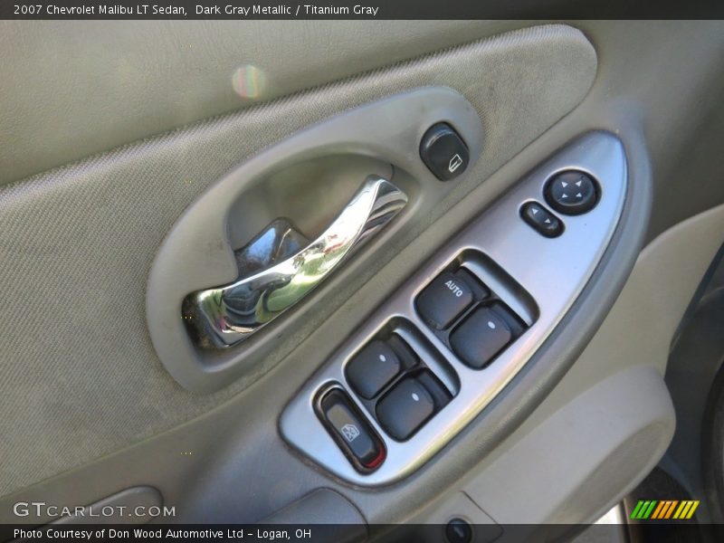 Dark Gray Metallic / Titanium Gray 2007 Chevrolet Malibu LT Sedan