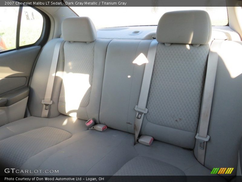Dark Gray Metallic / Titanium Gray 2007 Chevrolet Malibu LT Sedan