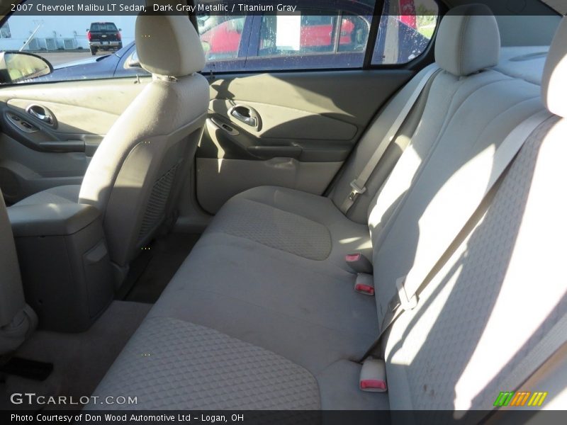 Dark Gray Metallic / Titanium Gray 2007 Chevrolet Malibu LT Sedan