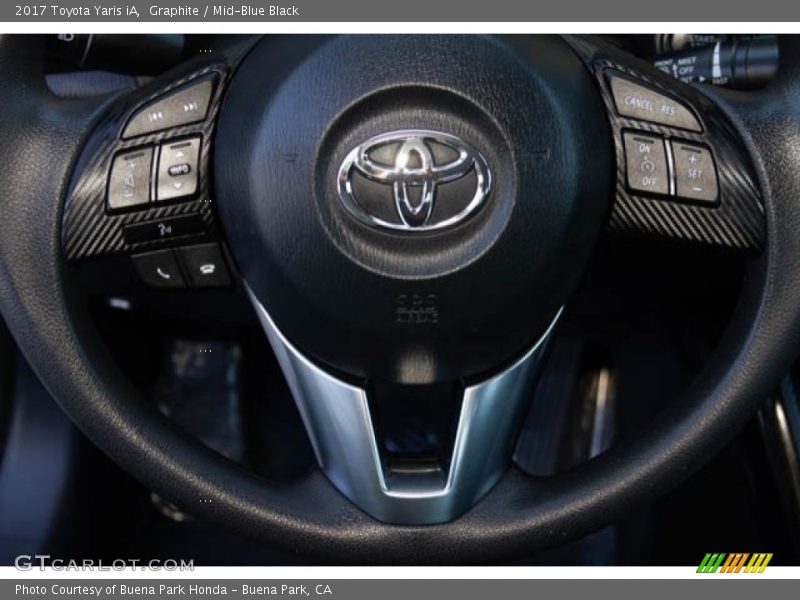 Graphite / Mid-Blue Black 2017 Toyota Yaris iA