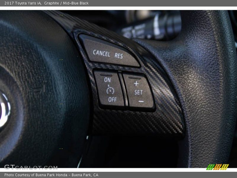 Graphite / Mid-Blue Black 2017 Toyota Yaris iA