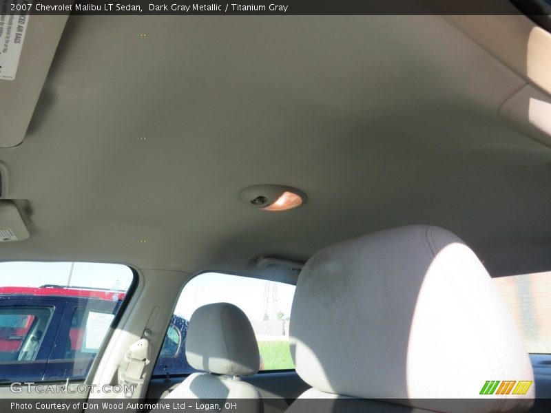 Dark Gray Metallic / Titanium Gray 2007 Chevrolet Malibu LT Sedan